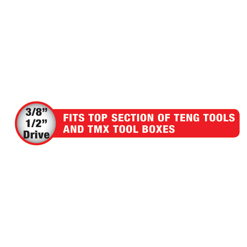 3/8 & 1/2" 46Pcs Tray - Metric