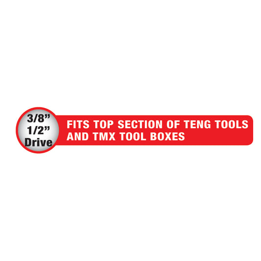 3/8 & 1/2" 46Pcs Tray - Metric