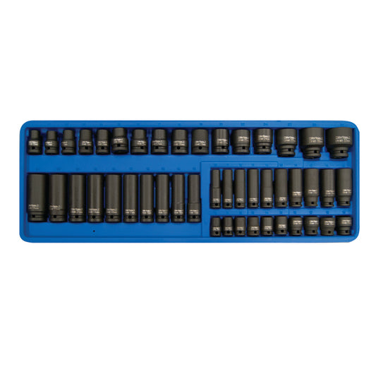 3/8 & 1/2" 46Pcs Tray - Metric